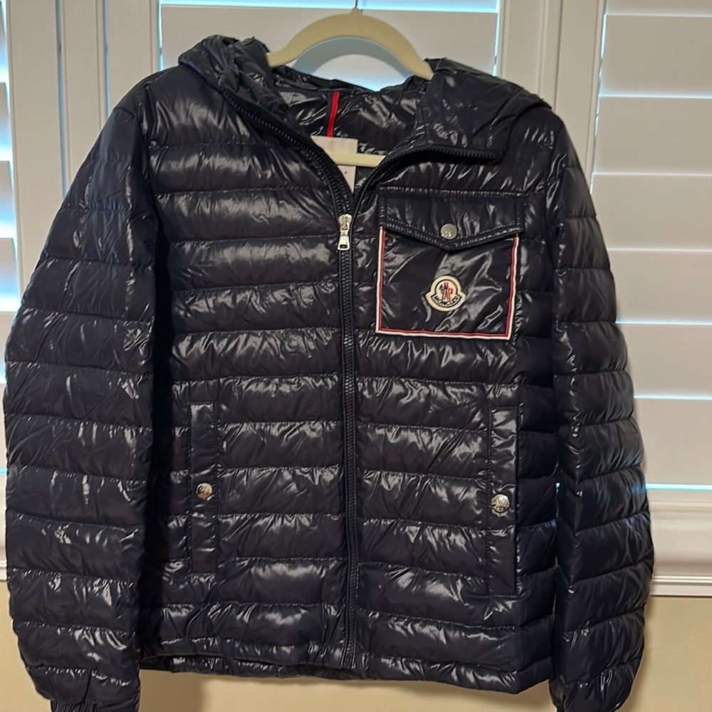 MONCLER ENFANT

Boys Down Padded Logo Pocket Parvon Jacket Youth 14